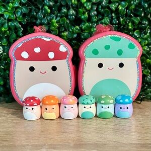 Squish-a-longs by Squishmallows Mushroom Bundle